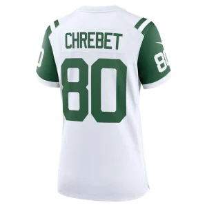 Wayne chrebet new york jets nike womens classic alternate retired player game jersey White L