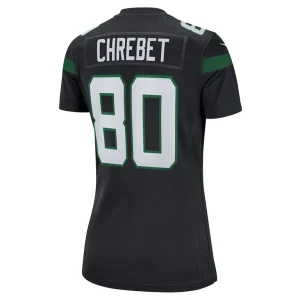 Wayne chrebet new york jets nike womens retired player jersey Black L