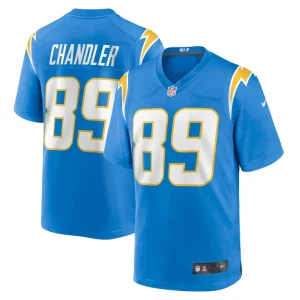 Wes chandler los angeles chargers nike retired player jersey Powder blue