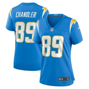 Wes chandler los angeles chargers nike womens retired player jersey Powder blue