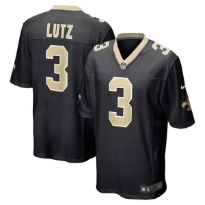 Wil lutz new orleans saints nike game jersey Black