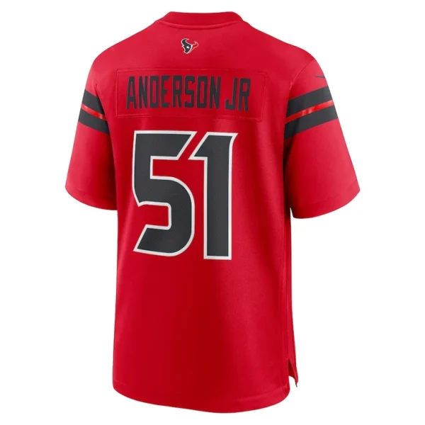 Will anderson jr. houston texans nike alternate game jersey Red L