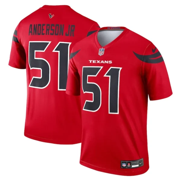 Will anderson jr. houston texans nike alternate legend player performance top Red