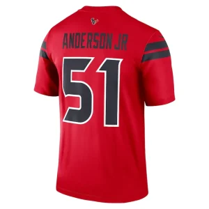 Will anderson jr. houston texans nike alternate legend player performance top Red L