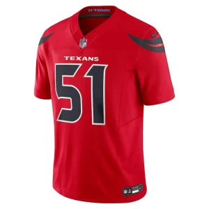 Will anderson jr. houston texans nike alternate vapor f.u.s.e. limited jersey Red M