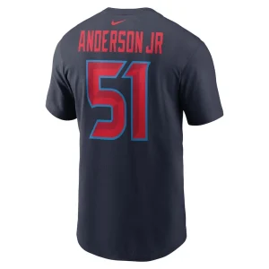 Will anderson jr. houston texans nike name number t shirt Navy L