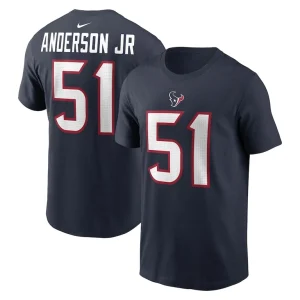Will anderson jr. houston texans nike player name number t shirt Navy