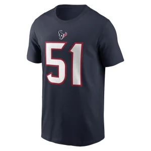 Will anderson jr. houston texans nike player name number t shirt Navy M