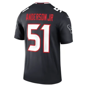 Will anderson jr. houston texans nike team legend player performance top Navy L