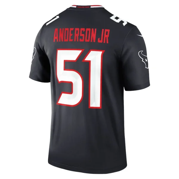 Will anderson jr. houston texans nike team legend player performance top Navy L