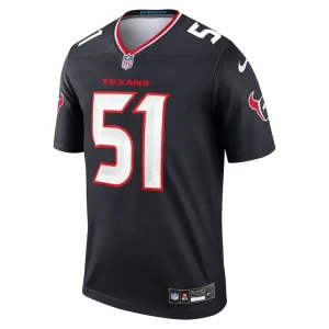 Will anderson jr. houston texans nike team legend player performance top Navy M