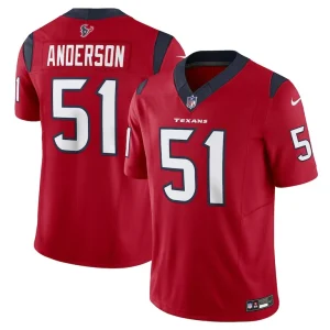 Will anderson jr. houston texans nike vapor f.u.s.e. limited jersey Red