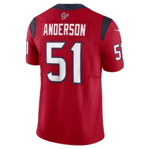 Will anderson jr. houston texans nike vapor f.u.s.e. limited jersey Red L