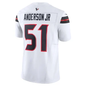 Will anderson jr. houston texans nike vapor f.u.s.e. limited jersey White L