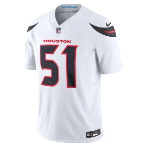 Will anderson jr. houston texans nike vapor f.u.s.e. limited jersey White M