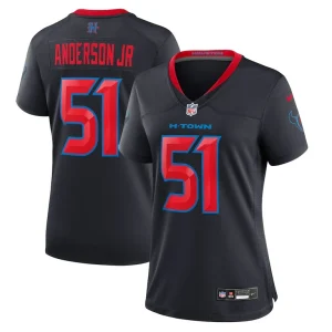 Will anderson jr. houston texans nike womens 2nd alternate game jersey Navy