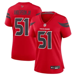 Will anderson jr. houston texans nike womens alternate game jersey Red