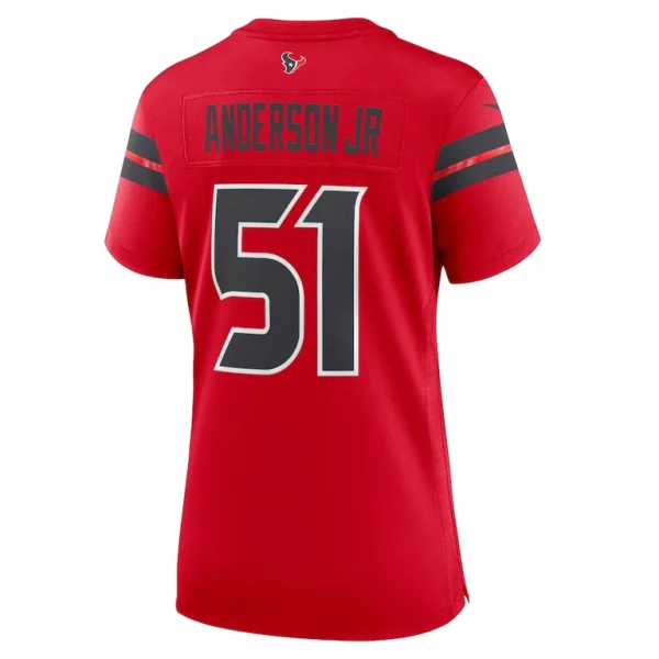 Will anderson jr. houston texans nike womens alternate game jersey Red L