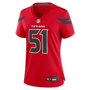 Will anderson jr. houston texans nike womens alternate game jersey Red M