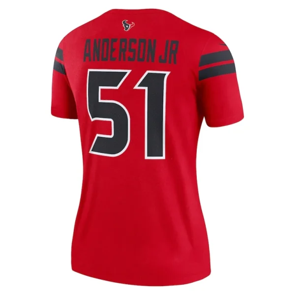 Will anderson jr. houston texans nike womens alternate legend player performance top Red L