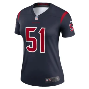 Will anderson jr. houston texans nike womens team legend player performance top Navy M