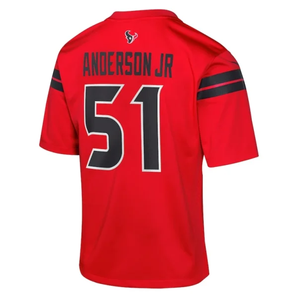 Will anderson jr. houston texans nike youth alternate game jersey Red Yth L