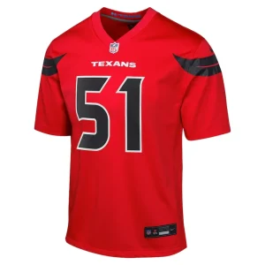 Will anderson jr. houston texans nike youth alternate game jersey Red Yth M