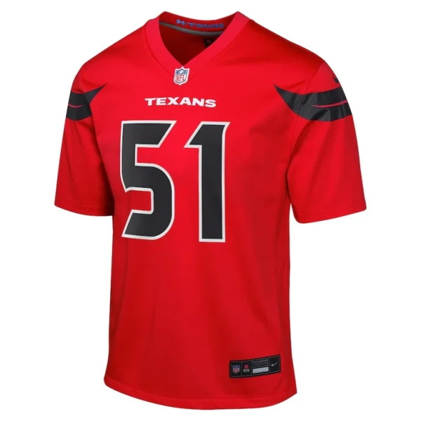 Will anderson jr. houston texans nike youth alternate game jersey Red Yth M