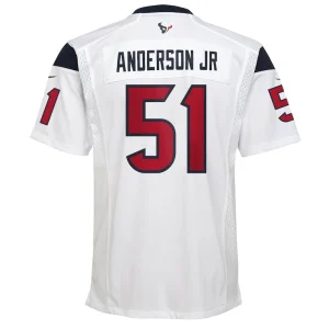 Will anderson jr. houston texans nike youth game jersey White Yth L