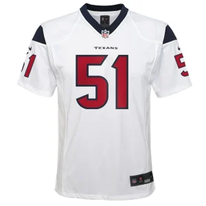 Will anderson jr. houston texans nike youth game jersey White Yth M