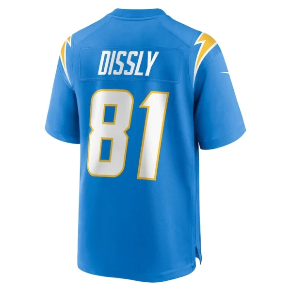 Will dissly los angeles chargers nike game jersey Powder blue L