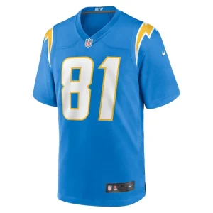 Will dissly los angeles chargers nike game jersey Powder blue M