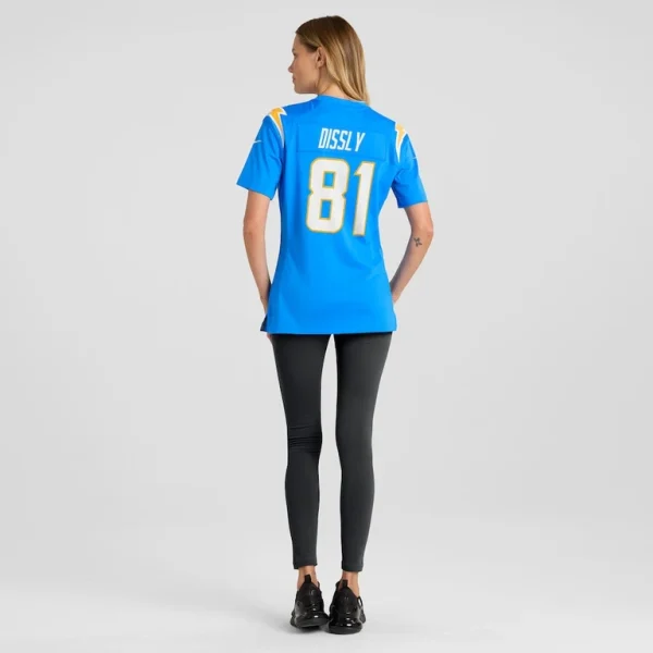 Will dissly los angeles chargers nike womens game jersey Powder blue 2XL