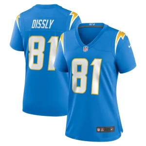 Will dissly los angeles chargers nike womens game jersey Powder blue