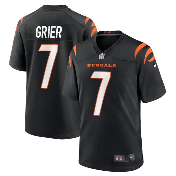 Will grier cincinnati bengals nike team game jersey Black