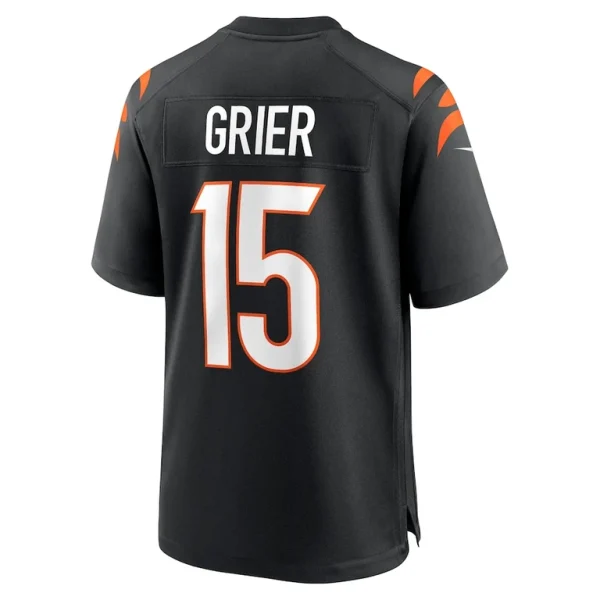 Will grier cincinnati bengals nike team game jersey Black L