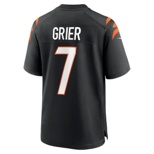 Will grier cincinnati bengals nike team game jersey Black L