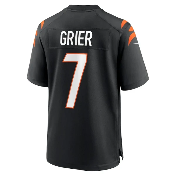 Will grier cincinnati bengals nike team game jersey Black L