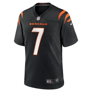 Will grier cincinnati bengals nike team game jersey Black M