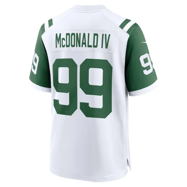 Will mcdonald iv new york jets nike classic alternate game jersey White L