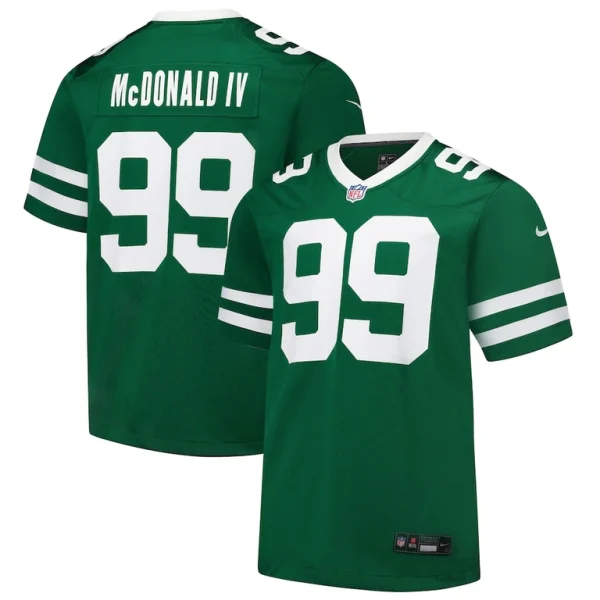 Will mcdonald iv new york jets nike team game jersey Legacy green