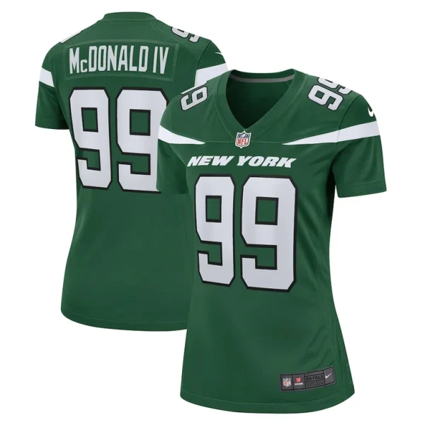 Will mcdonald iv new york jets nike womens game jersey Gotham green
