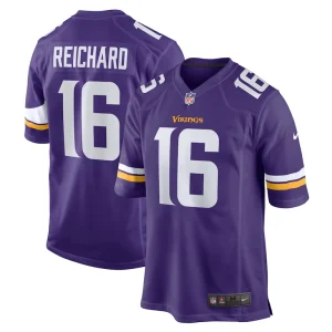 Will reichard minnesota vikings nike game jersey Purple
