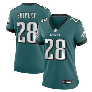 Will shipley philadelphia eagles nike womens team game jersey Midnight green