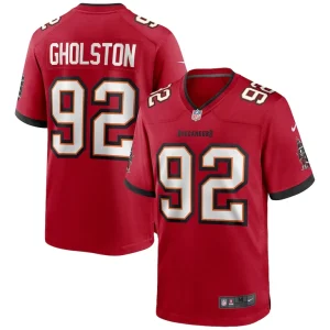 William gholston tampa bay buccaneers nike game jersey Red