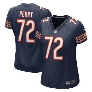 William perry chicago bears nike womens game retired player jersey Navy