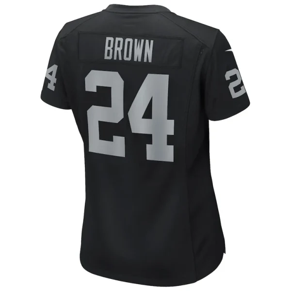 Willie brown las vegas raiders nike womens game retired player jersey Black L