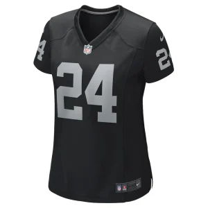 Willie brown las vegas raiders nike womens game retired player jersey Black M