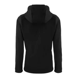 Womens evoke eco softshell recycled full zip hooded jacket Cardinal M