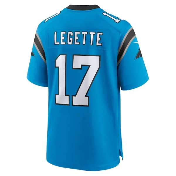 Xavier legette carolina panthers nike alternate game jersey Blue L